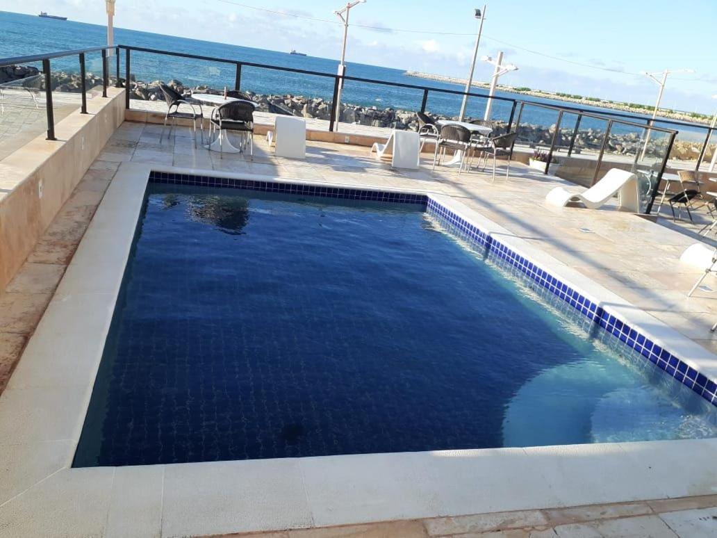 804 Lindo Flat Mobiliado Com Vista Lateral Mar Na Praia De Iracema Apartman Fortaleza  Kültér fotó